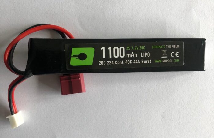 Nuprol Battery - Deans Lipo Stick 20C 7.4V 1100mah-0