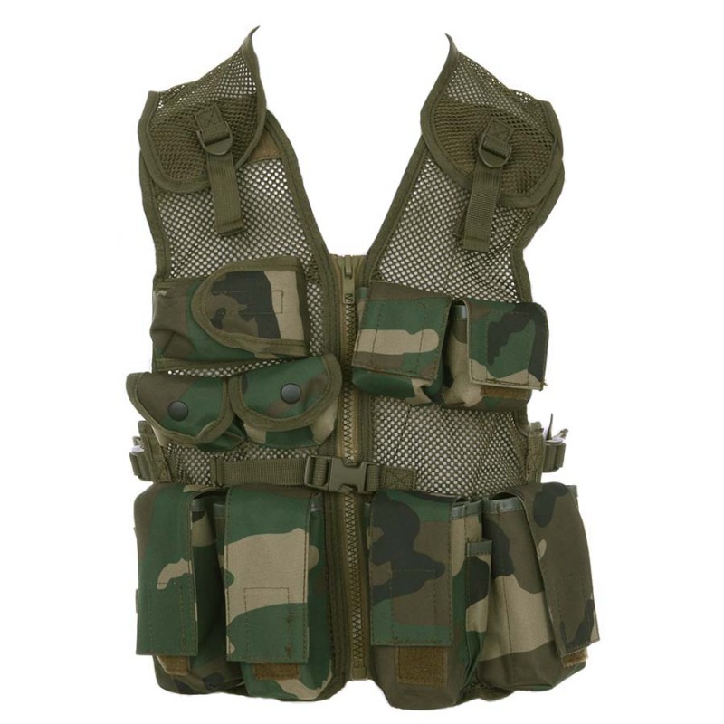 Kids - Tactical Vest Woodland-0